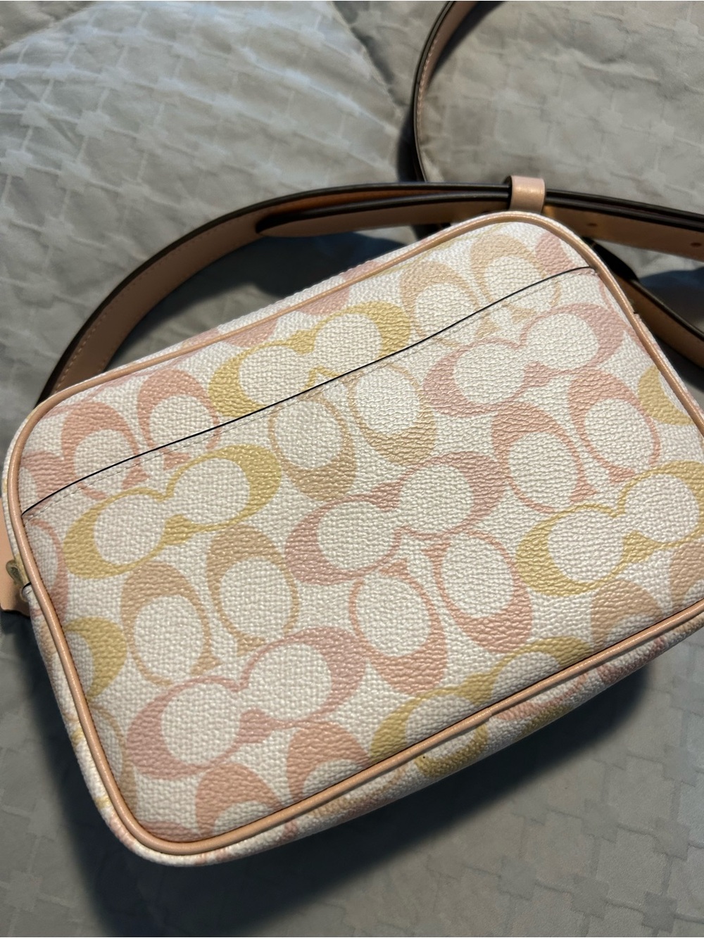 Coach Outlet Mini Carey Crossbody Bag In Signature Canvas - Picture 4 of 6